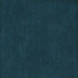 Rib petrol blauw